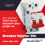 Breaker 2 poles Din Rail Steck Serie SDD62